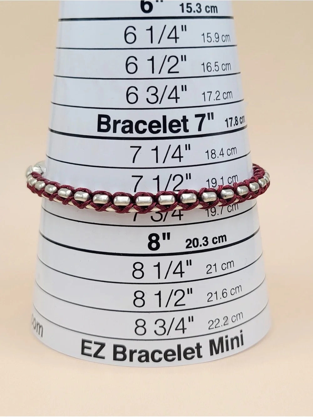 David Yurman Woven Maroon Box Chain Bracelet In Sterling Silver , 4.8mm